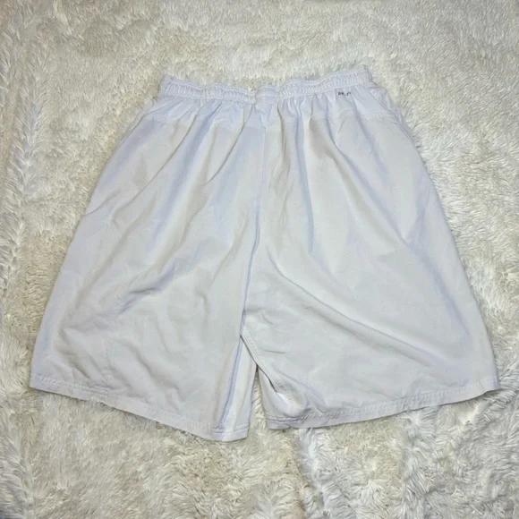 Nike Mens XXL white Athletic Shorts no liner 11” inseam additional zipper pocket - Picture 9 of 10